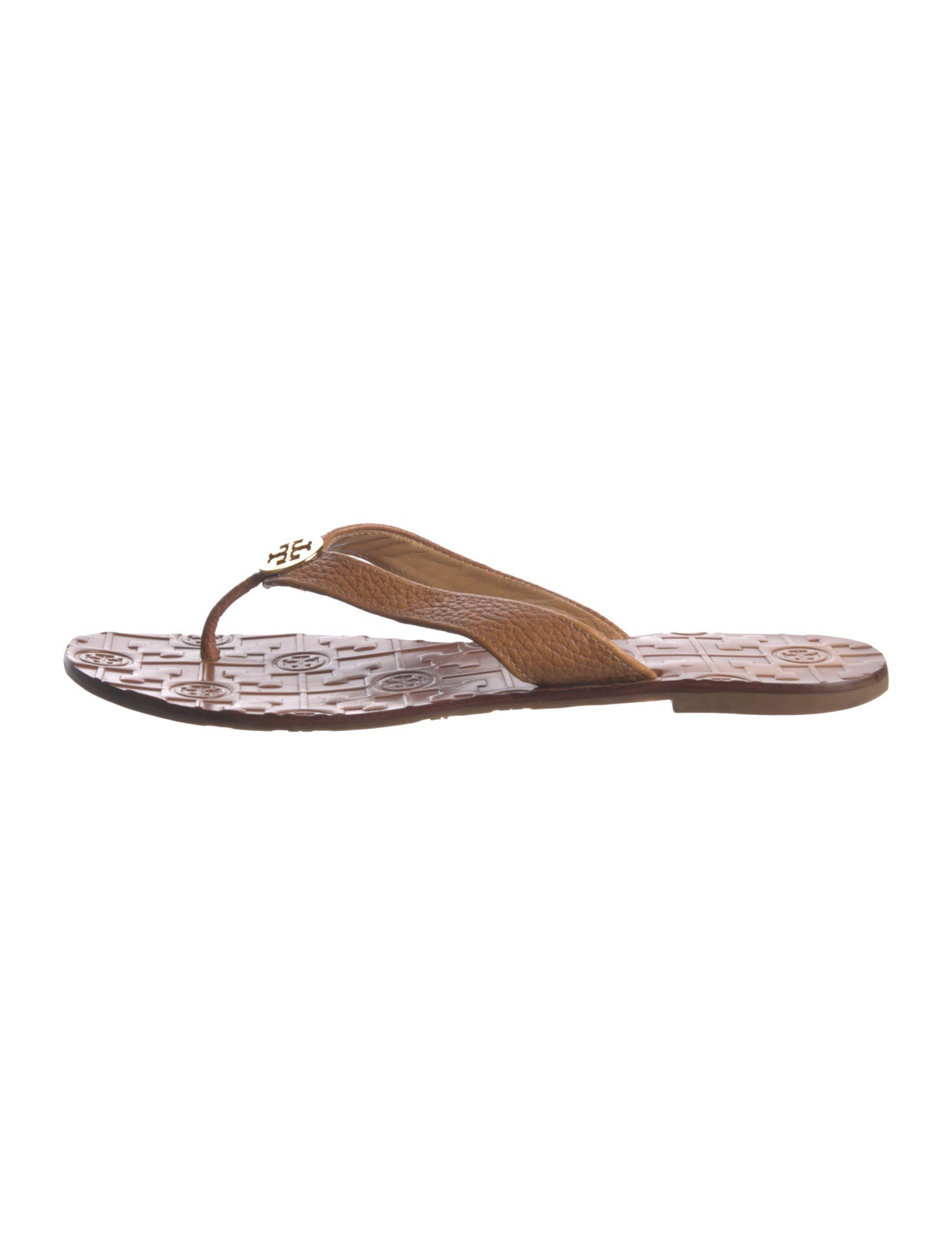 Tory Burch Leather Flip Flops