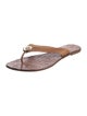 Tory Burch Leather Flip Flops