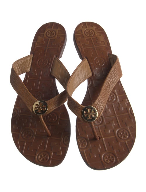 Tory Burch Leather Flip Flops