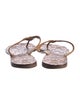 Tory Burch Leather Flip Flops