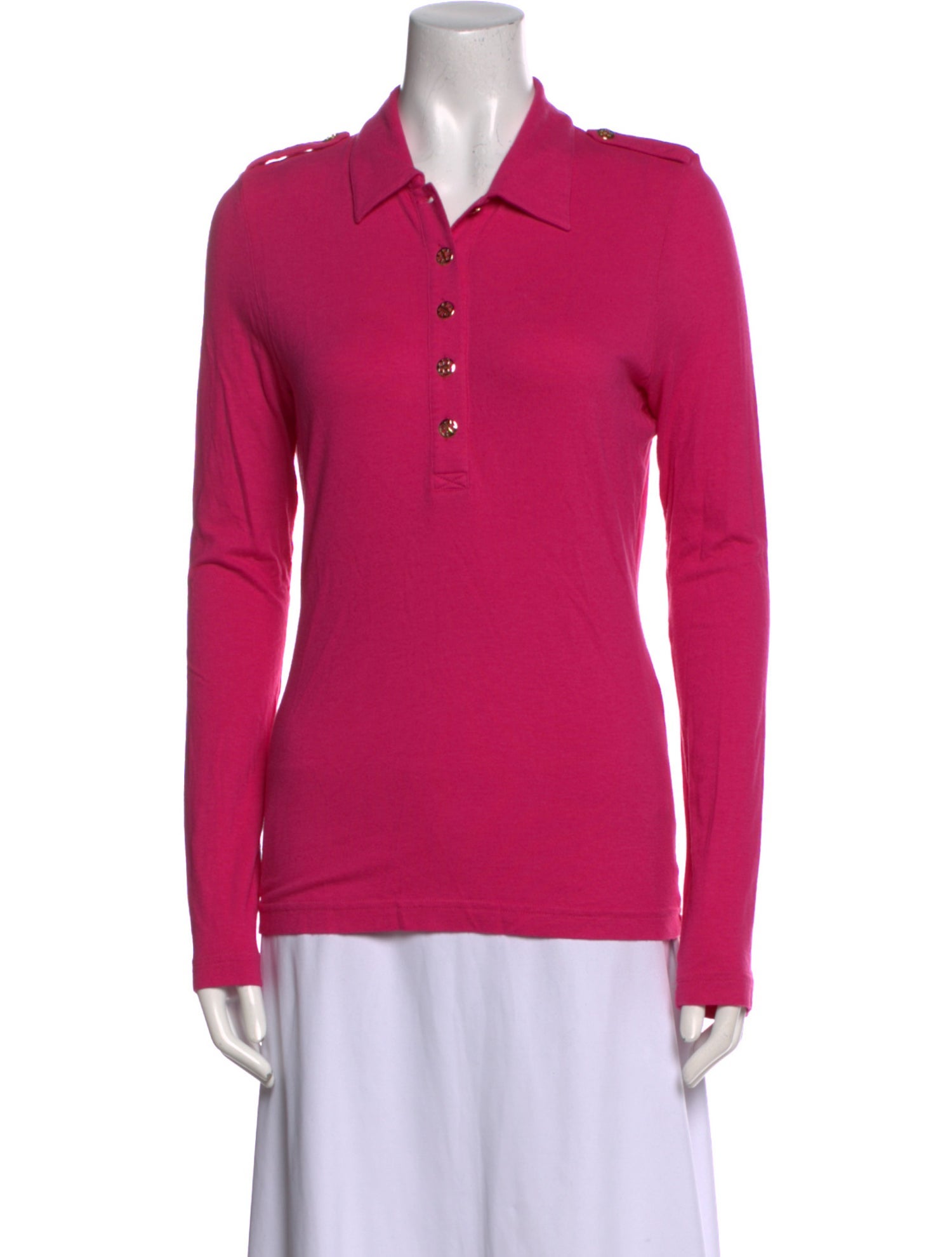Tory Burch Long Sleeve Polo