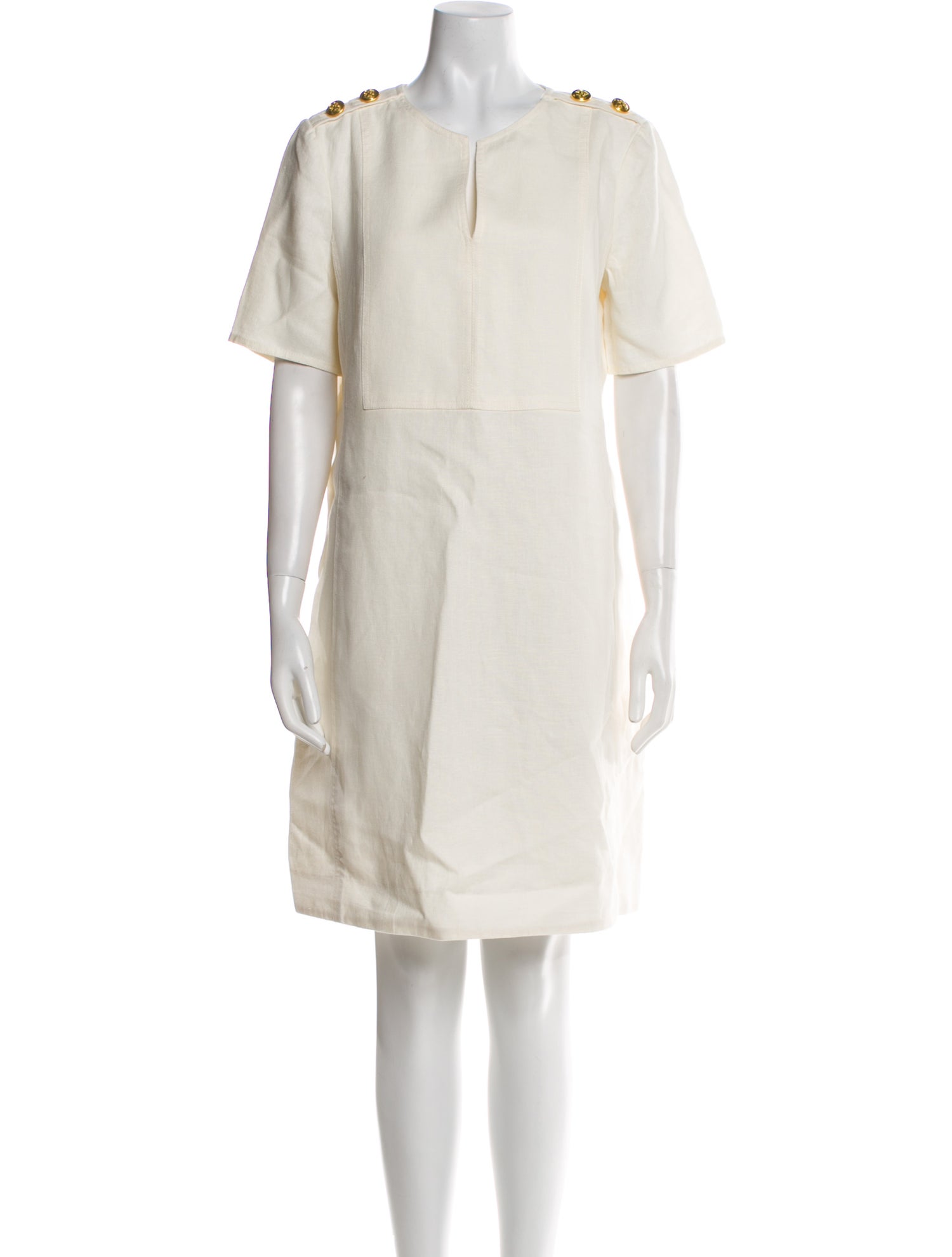 Tory Burch Linen Knee-Length Dress