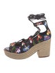 Tory Burch Canvas Floral Print Espadrilles