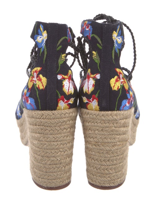 Tory Burch Canvas Floral Print Espadrilles