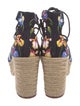 Tory Burch Canvas Floral Print Espadrilles