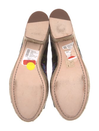 Tory Burch Canvas Floral Print Espadrilles