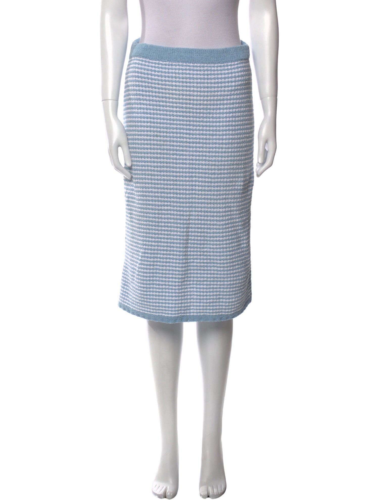 Tory Burch Striped Knee-Length Skirt