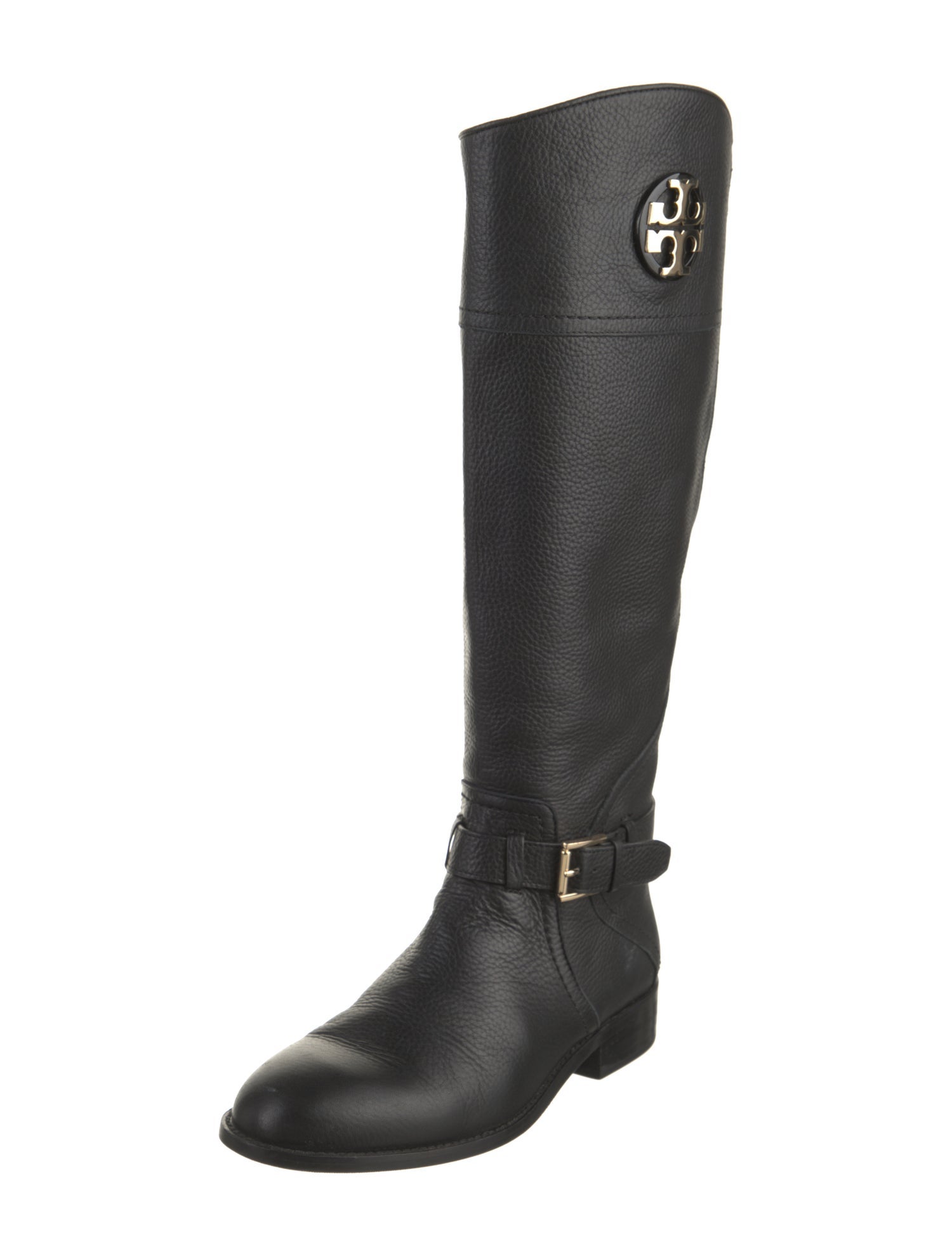 Tory Burch Leather Riding Boots