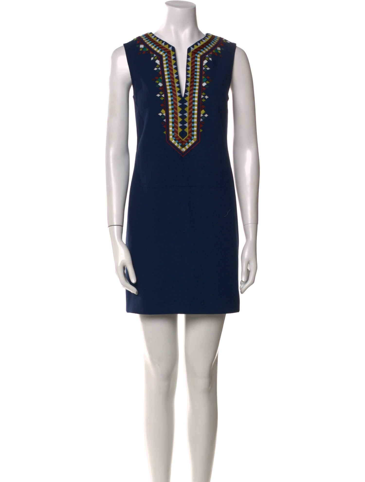 Tory Burch V-Neck Mini Dress