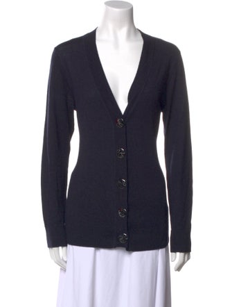 Tory Burch Merino Wool V-Neck Sweater