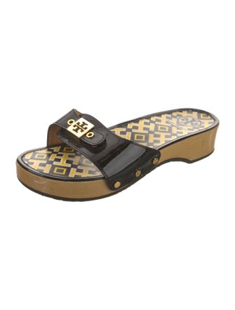 Tory Burch Patent Leather Slides