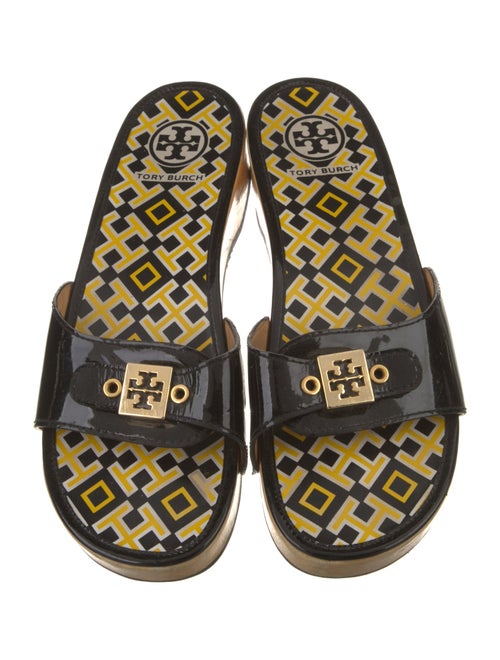 Tory Burch Patent Leather Slides