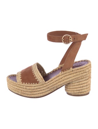 Tory Burch Straw Espadrilles
