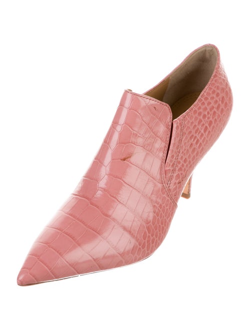 Tory Burch Embossed Leather Animal Print Boots