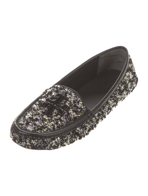 Tory Burch Tweed Tweed Pattern Loafers