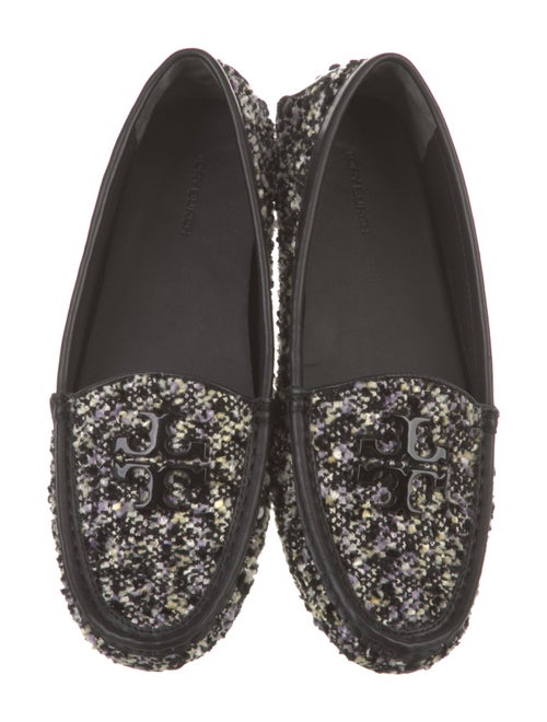 Tory Burch Tweed Tweed Pattern Loafers
