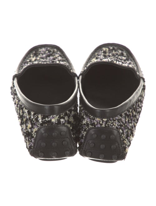Tory Burch Tweed Tweed Pattern Loafers