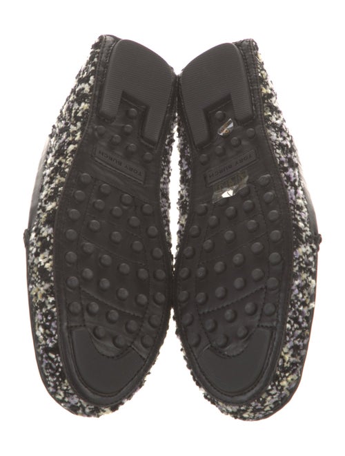 Tory Burch Tweed Tweed Pattern Loafers