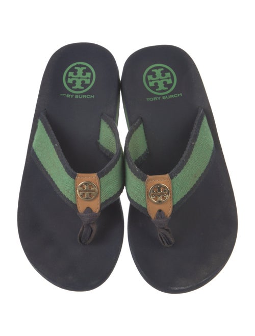 Tory Burch Canvas Slides