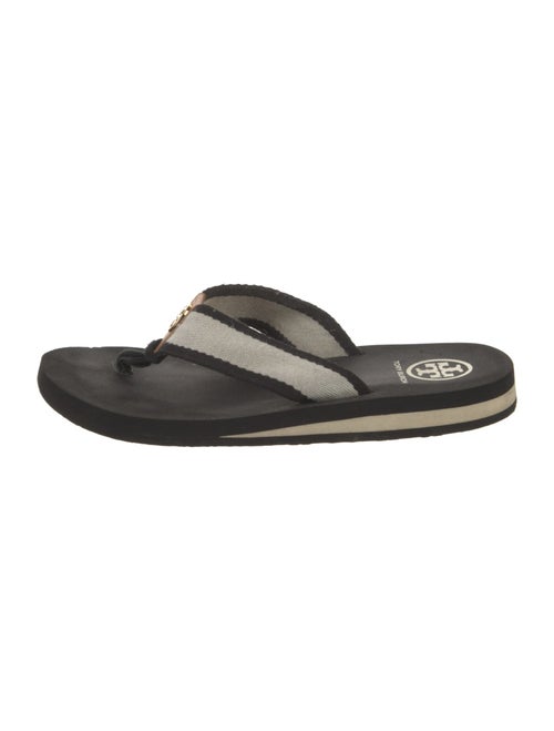 Tory Burch Canvas Flip Flops