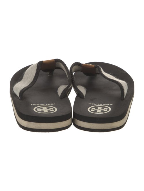 Tory Burch Canvas Flip Flops