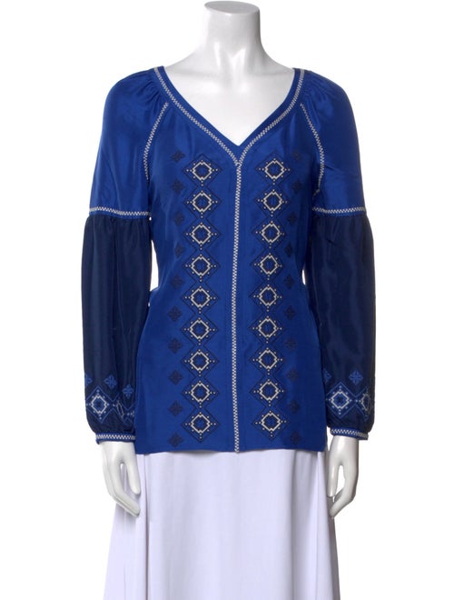 Tory Burch Silk Printed Blouse