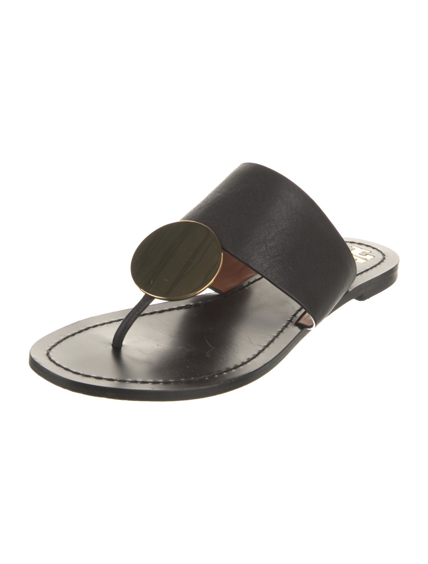 Tory Burch Leather Slides