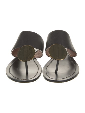 Tory Burch Leather Slides