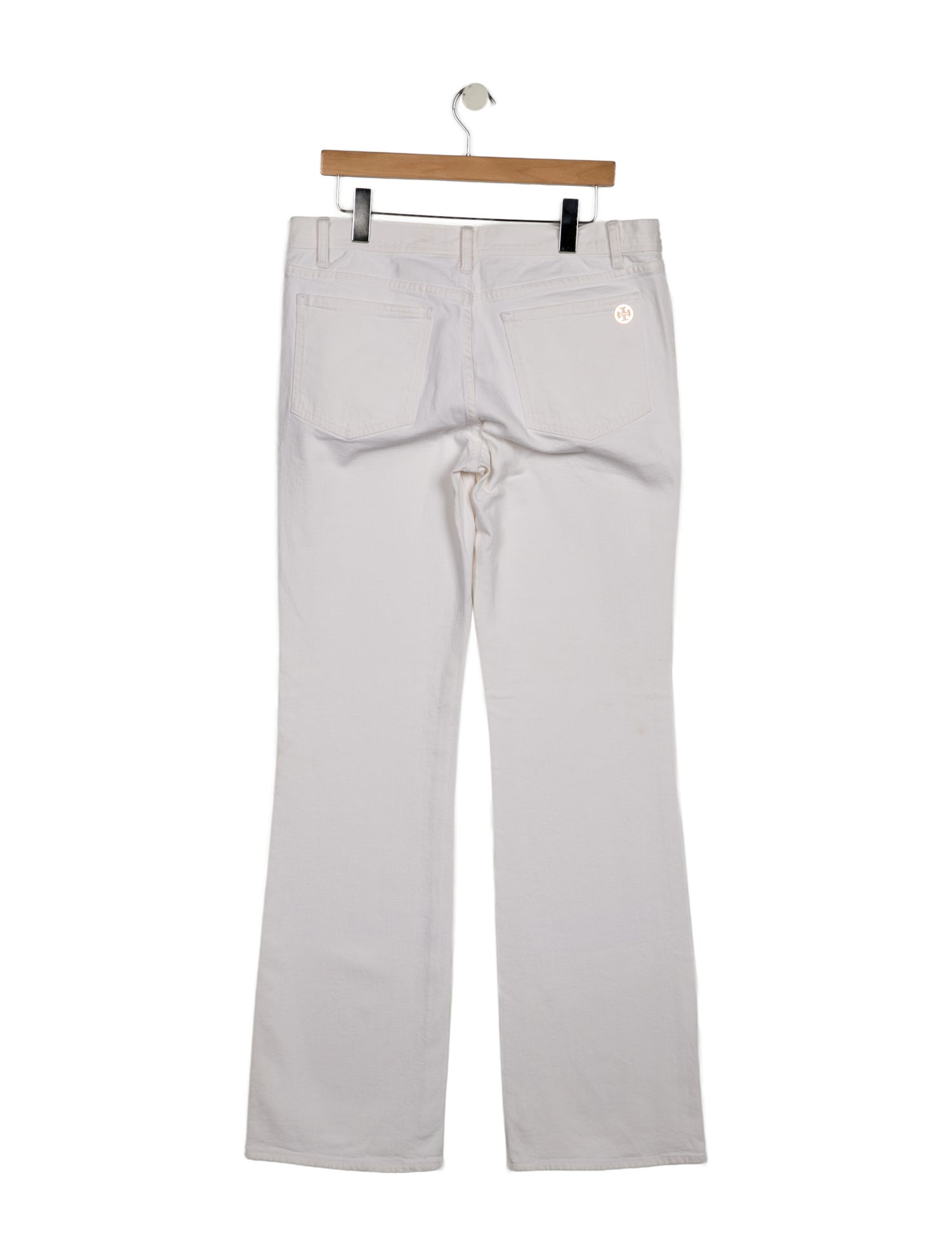 Tory Burch Mid-Rise Wide Leg Jeans