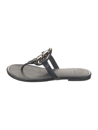 Tory Burch Leather Slides