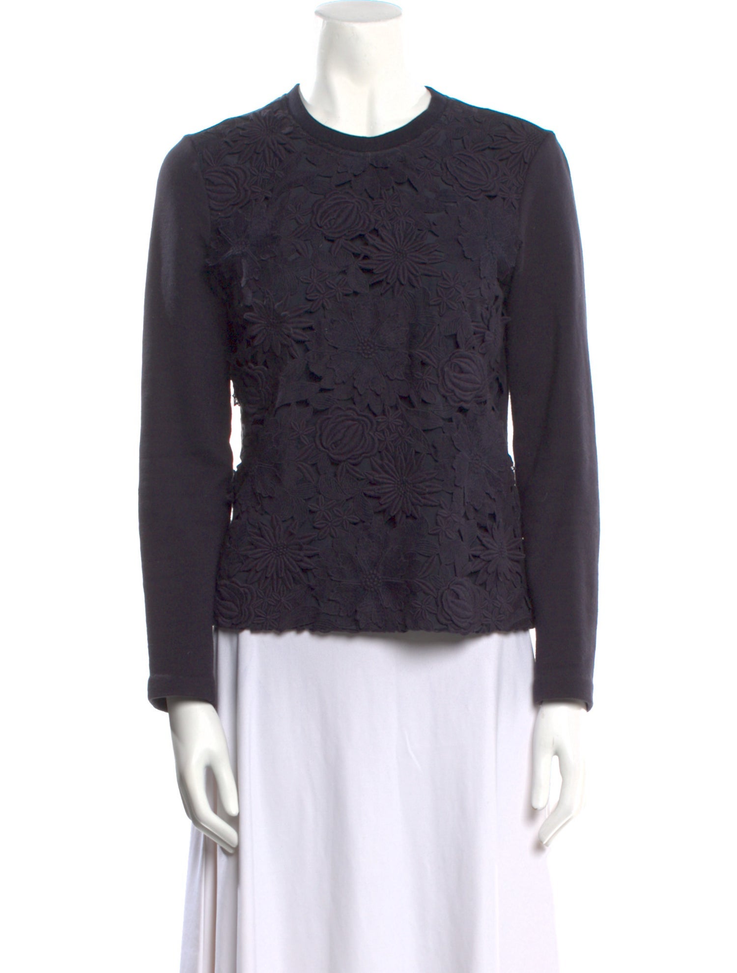 Tory Burch Nylon Crew Neck Top