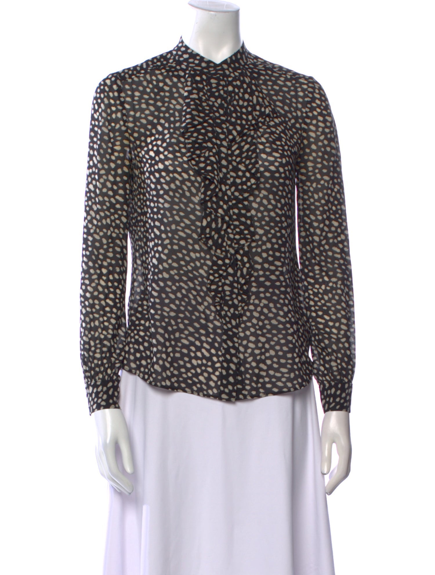 Tory Burch Silk Printed Blouse