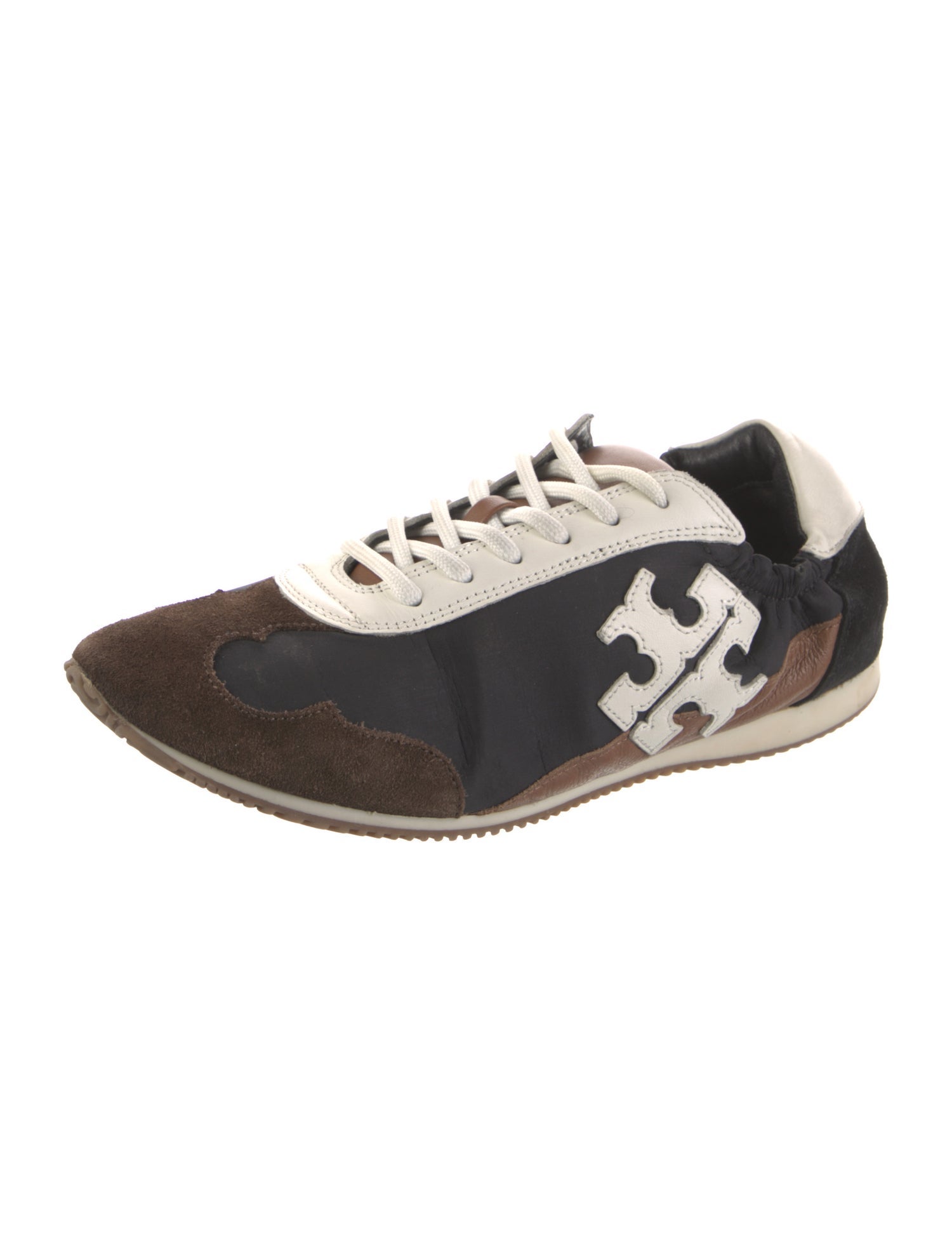 Tory Burch Suede Printed Sneakers