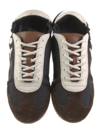 Tory Burch Suede Printed Sneakers