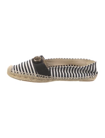 Tory Burch Canvas Striped Espadrilles