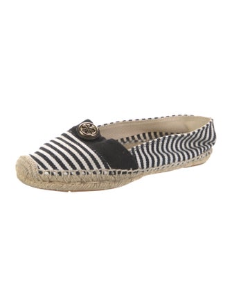 Tory Burch Canvas Striped Espadrilles