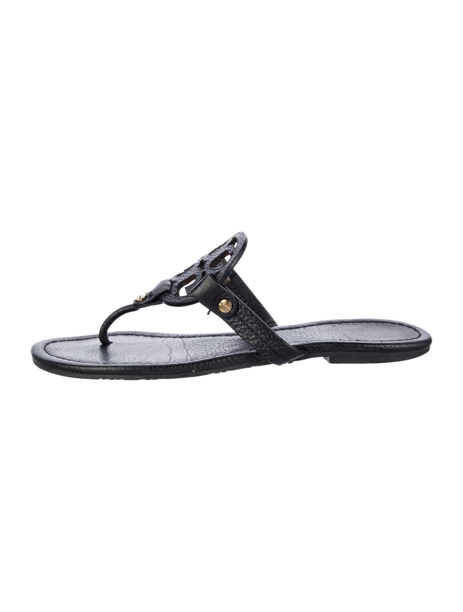 Tory Burch Leather Flip Flops
