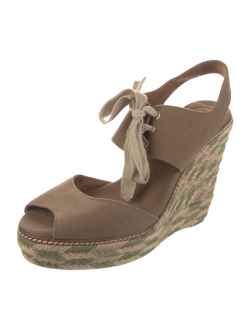 Tory Burch Canvas Slingback Pumps