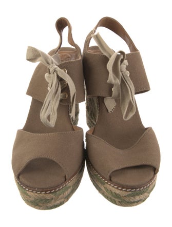 Tory Burch Canvas Slingback Pumps