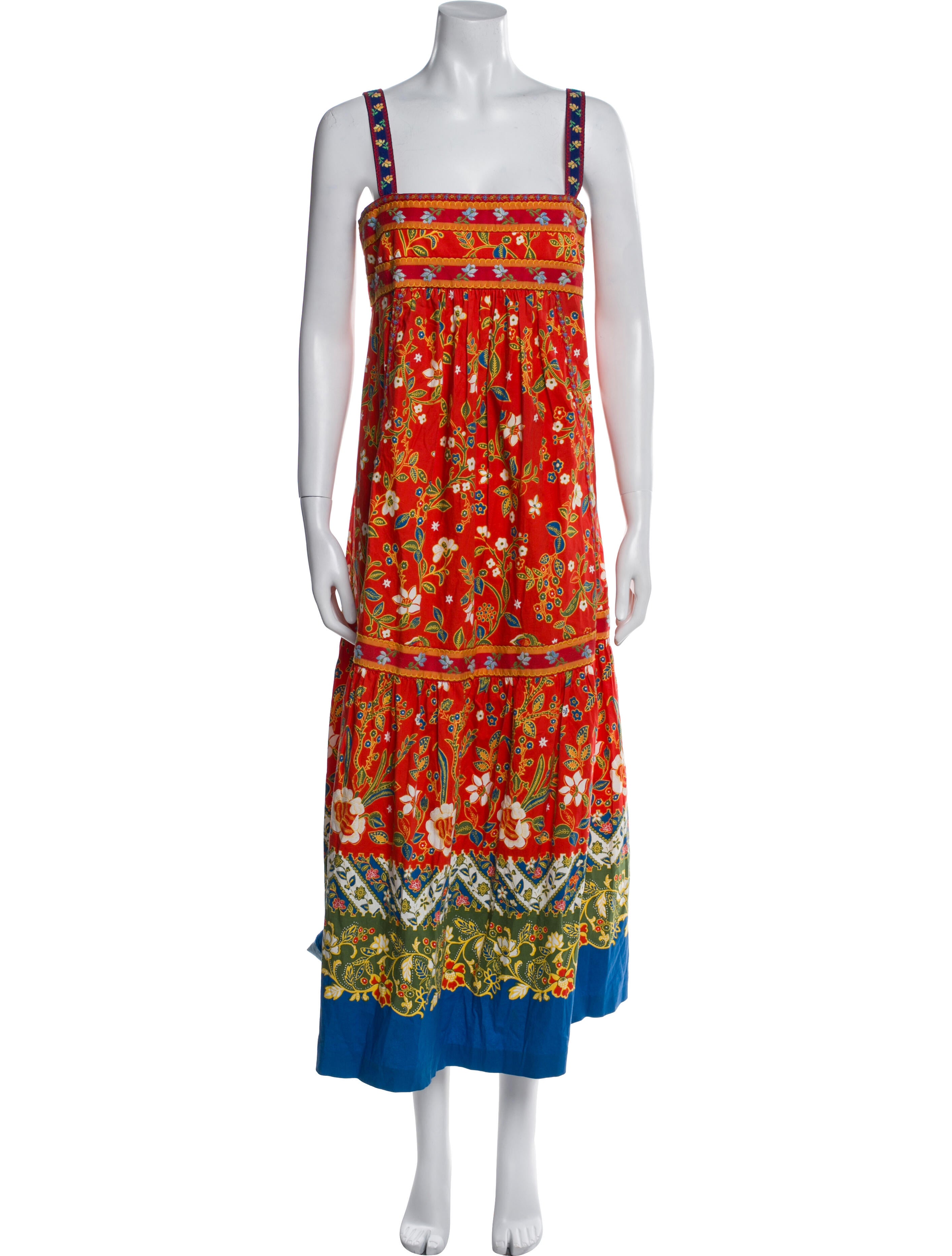 Tory Burch Printed Long Dress