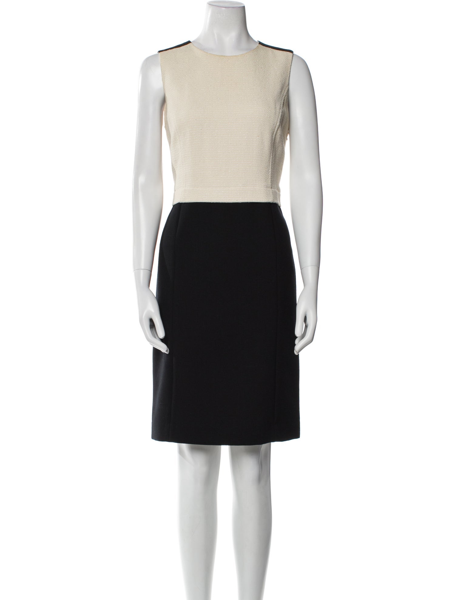 Tory Burch Colorblock Pattern Knee-Length Dress