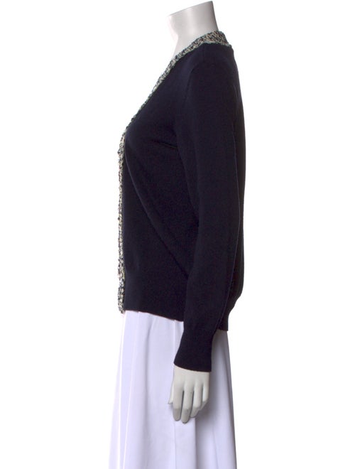 Tory Burch Merino Wool Open Front Sweater