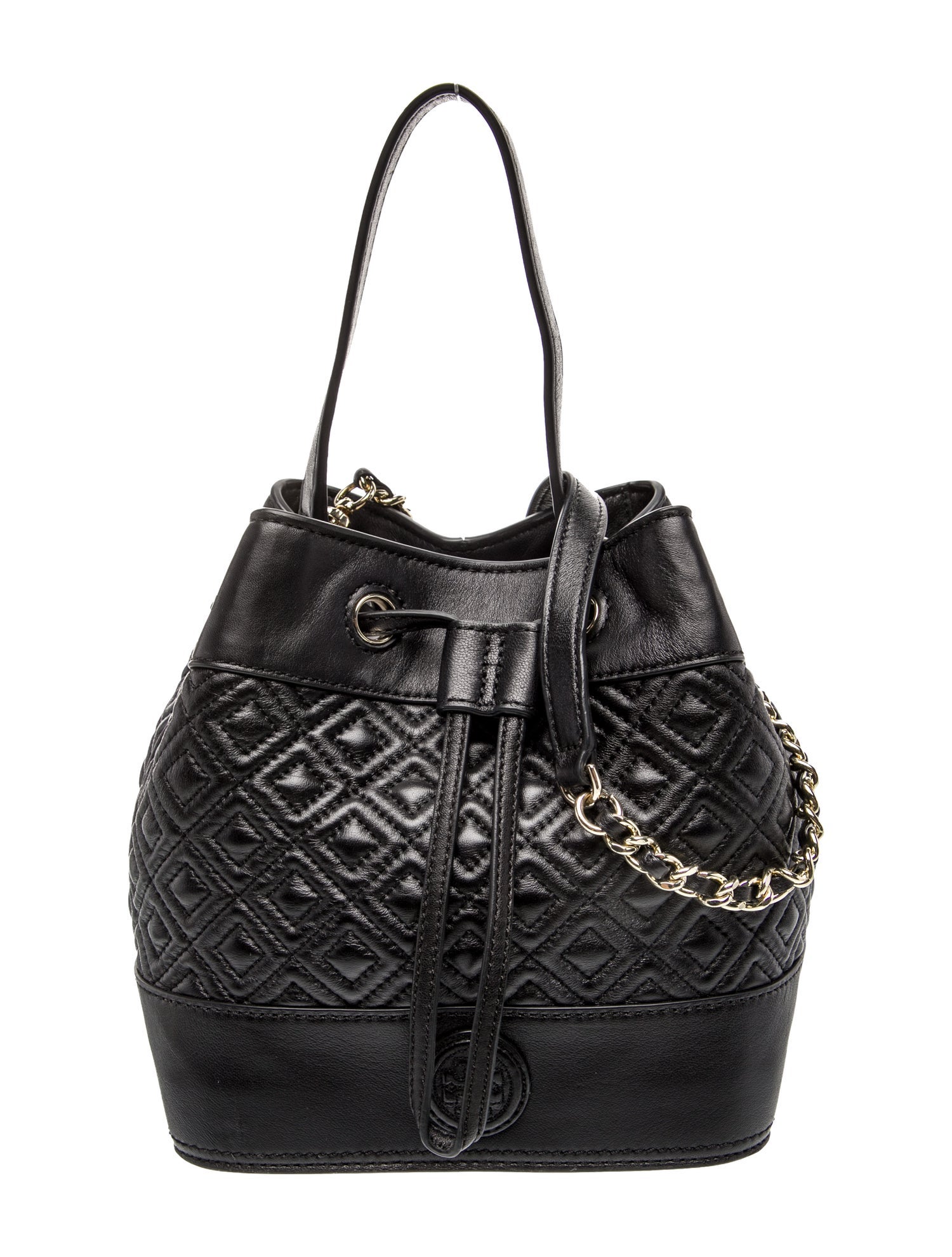 Tory Burch Leather Bucket Bag