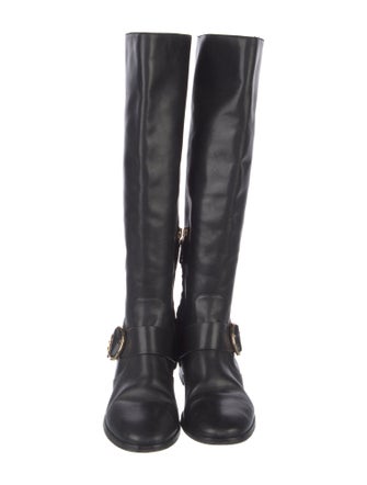 Tory Burch Leather Riding Boots