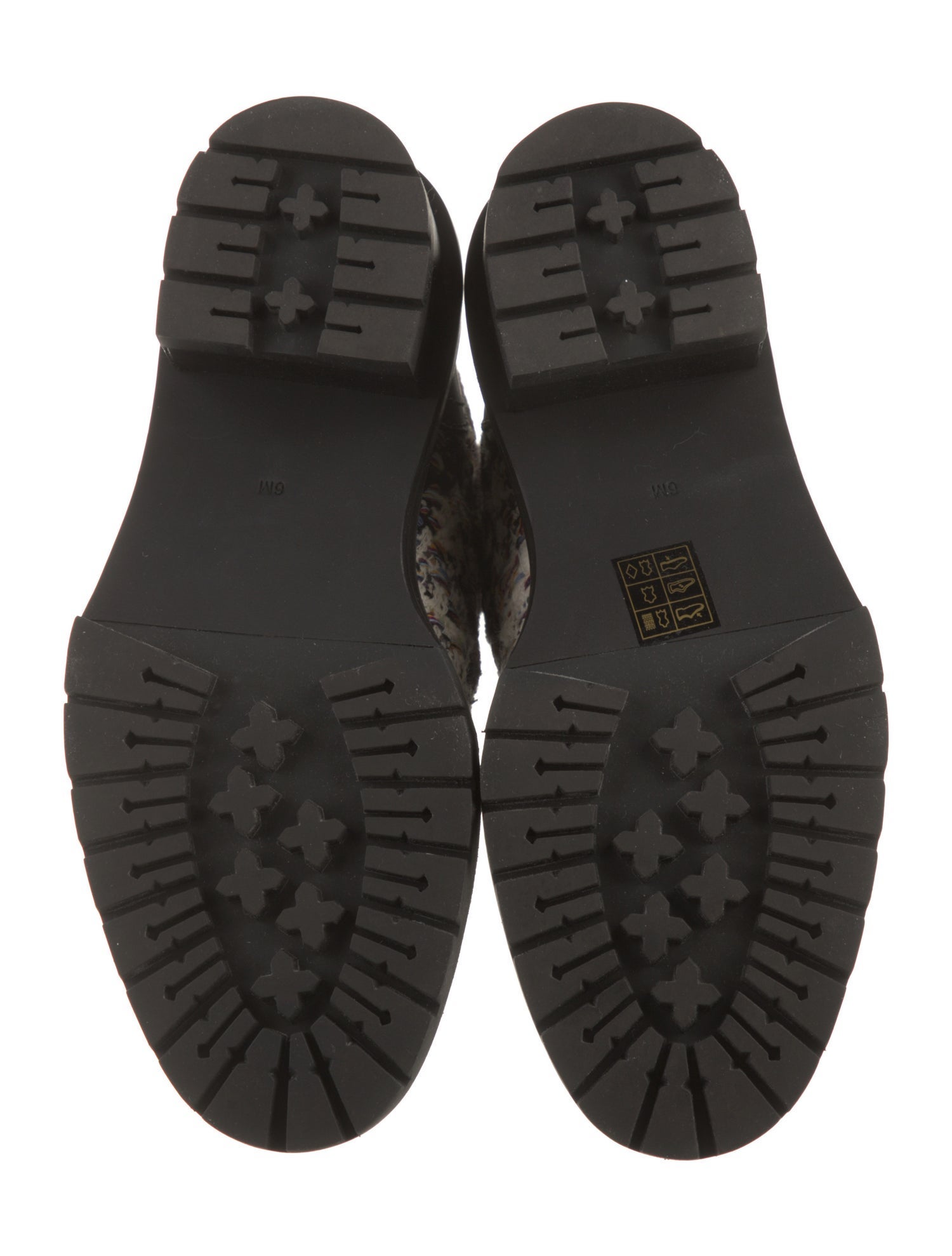 Tory Burch Leather Combat Boots