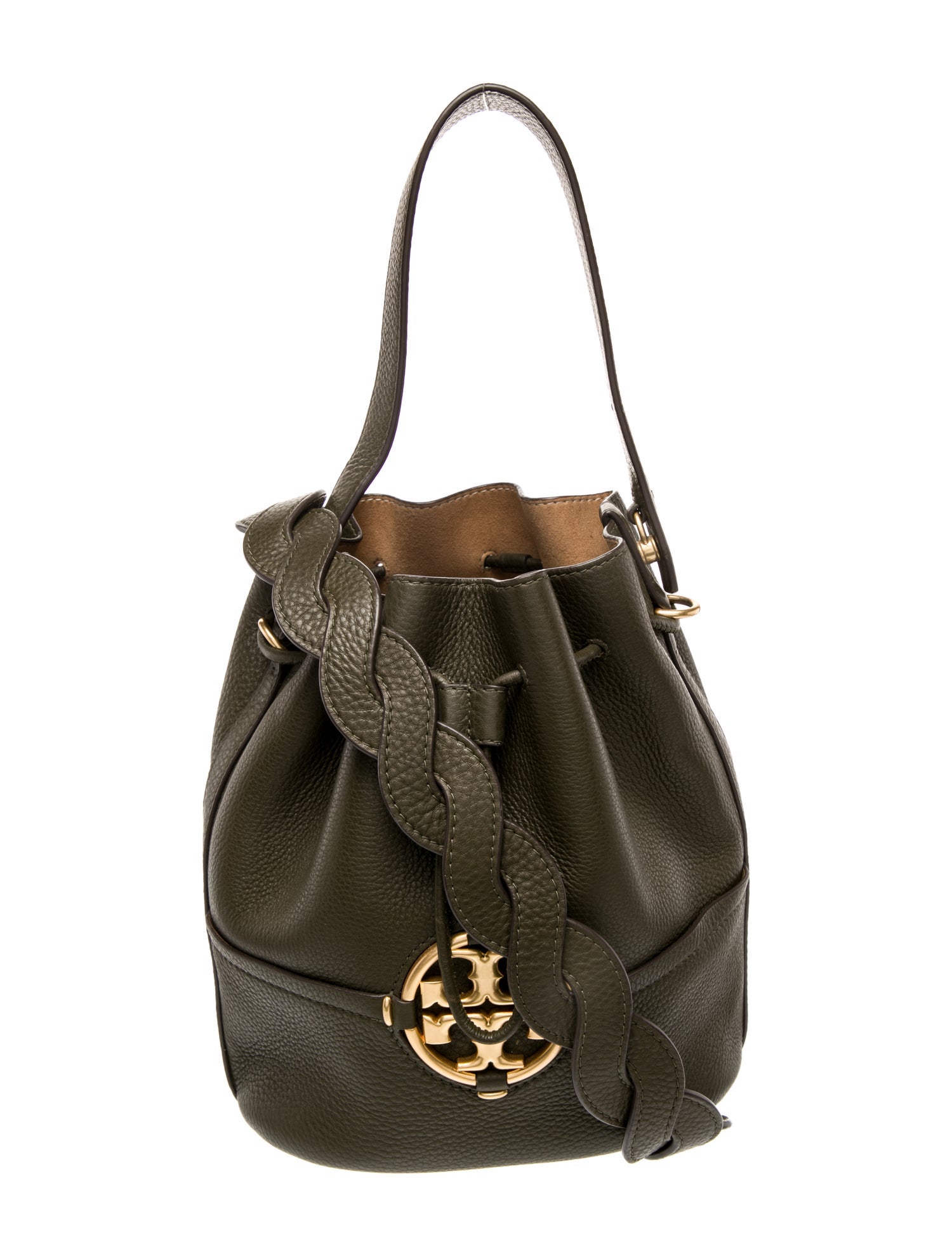 Tory Burch Leather Bucket Bag