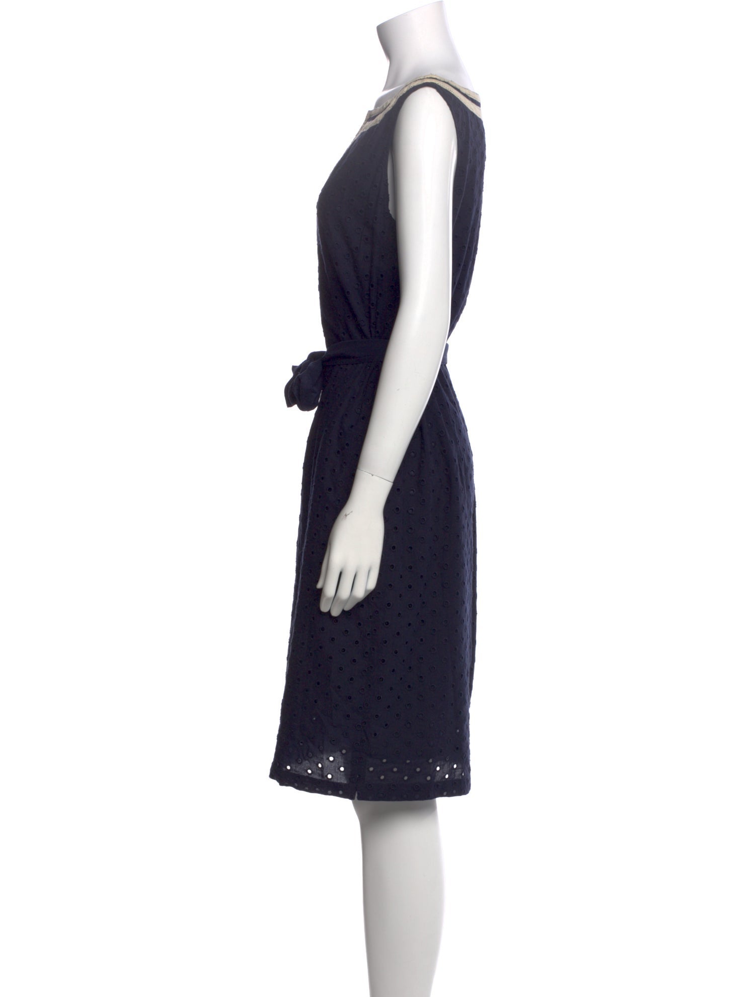 Tory Burch V-Neck Knee-Length Dress