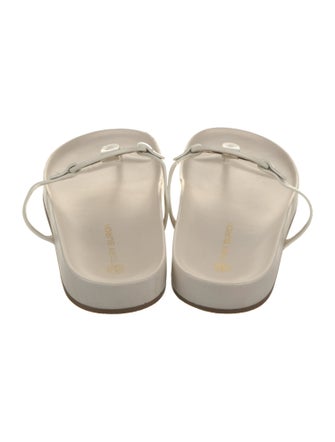 Tory Burch Leather Flip Flops