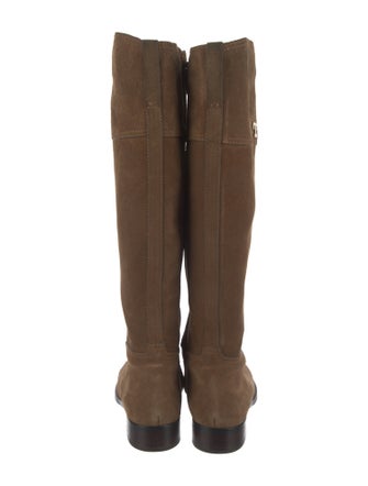 Tory Burch Suede Riding Boots