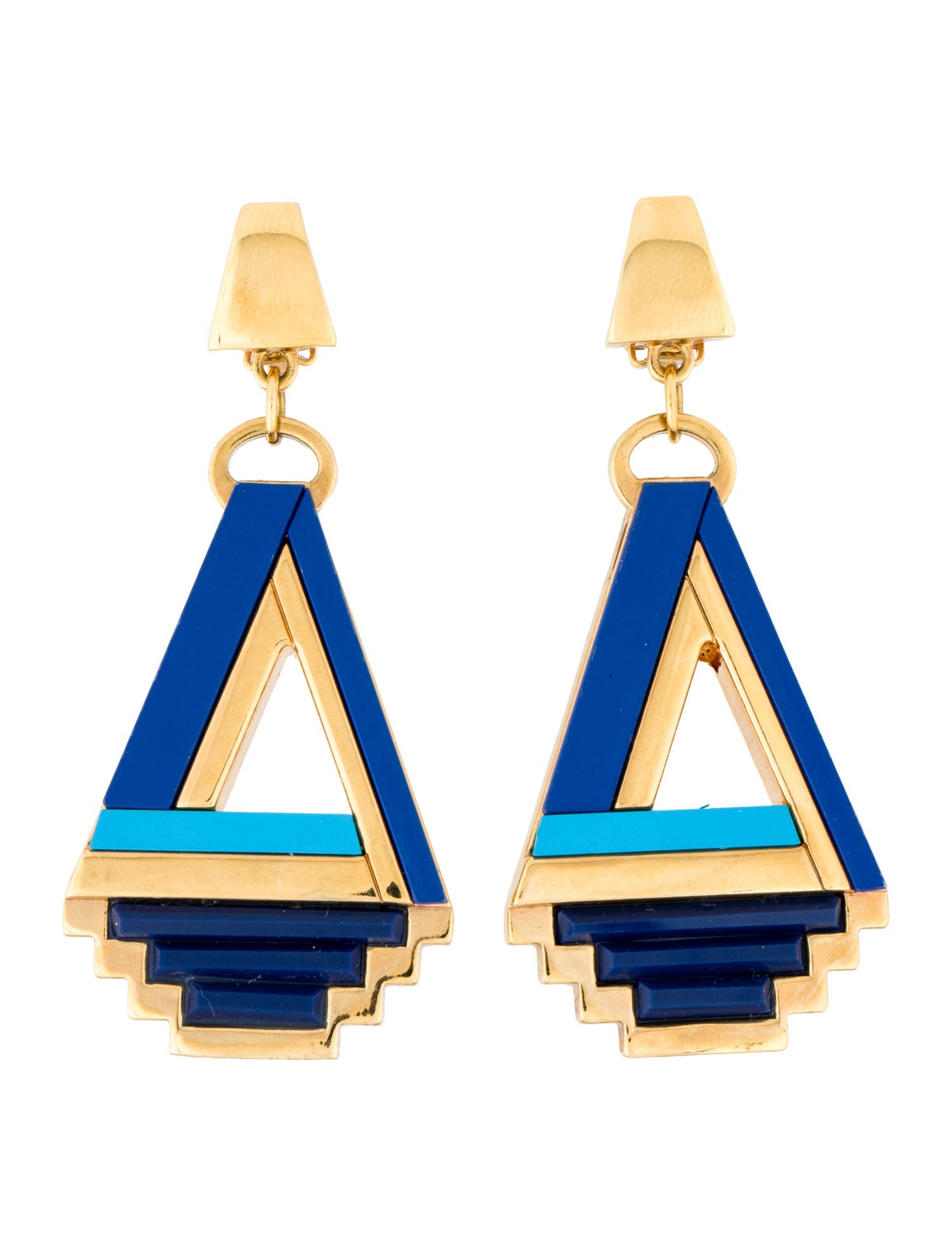 Tory Burch Resin Clip-On Drop Earrings